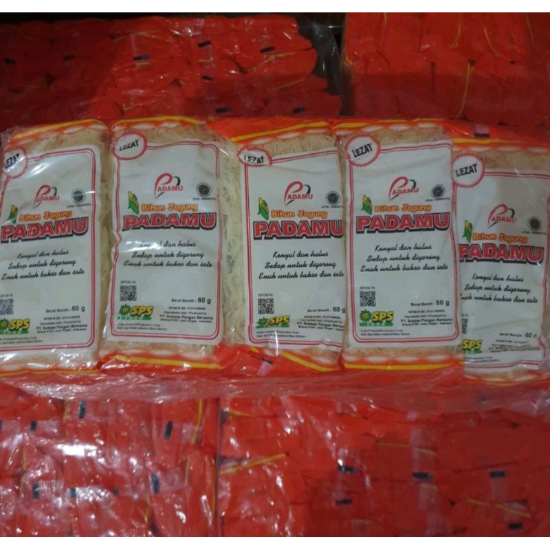 

Bihun Jagung Padamu Orange (1BALL: 60pack x @60gr) - Bihun Jagung / Mie Bihun Padamu / Bihun Padamu / Bihun Jagung Cap Padamu / Bihun Padamu Orange / Bihun Jagung Kering Padamu/Bihun Padamu Oranye/Mie Kering/Bihun Instan / Mie Padamu Jagung / Bihun Murah