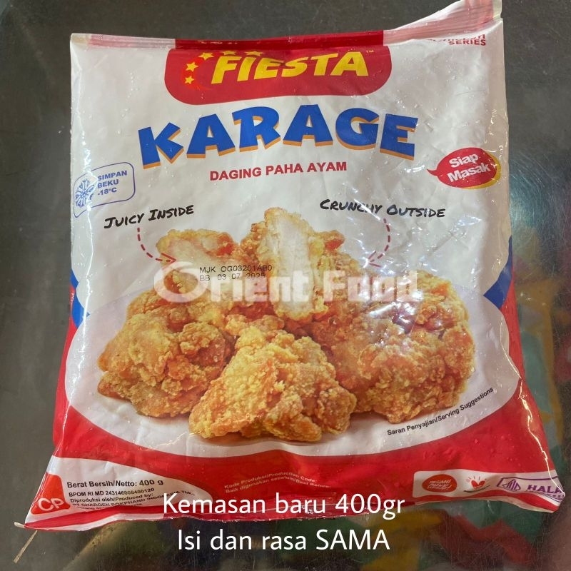 

Fiesta Chicken Karage Ayam 400gr