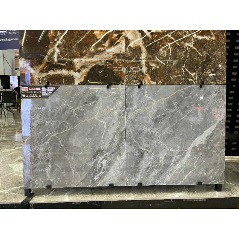 60X60 GRANIT IKAD KW 1 A HTGP D PANDORA GREY MOTIF TERBARU LANTAI KILAT GLOSSY 2 LAPISAN MOTIF UNTUK