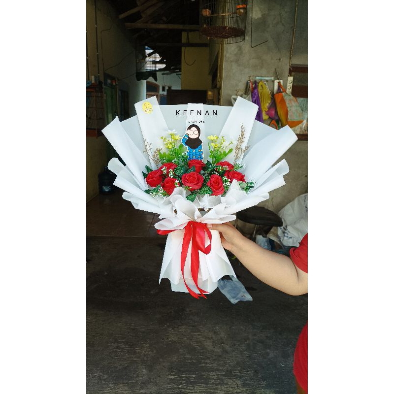 buket bunga / buket wisuda/buket bunga wisuda/buket boneka wisuda