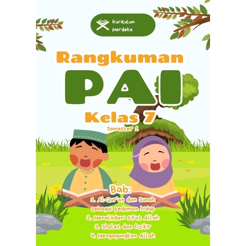 Rangkuman materi pendidikan agama Islam (PAI) kelas 7