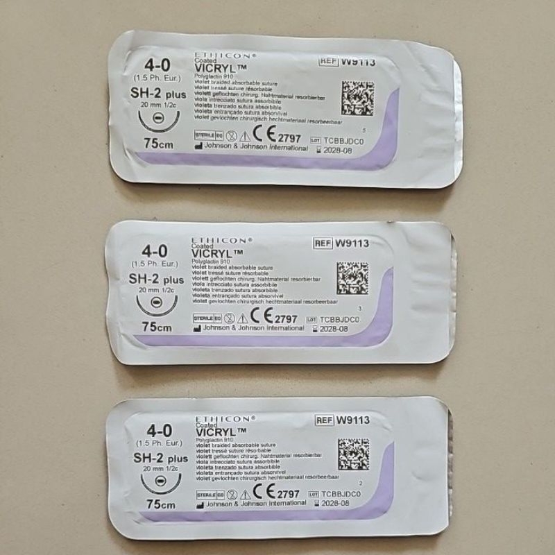 Vicryl 4-0 W9113 / Benang Operasi / Benang Ethicon