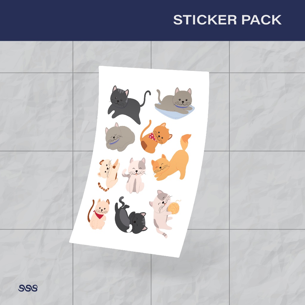 

STICKER KUCING / STICKER LAPTOP / STICKER PACK AESTHETIC 006