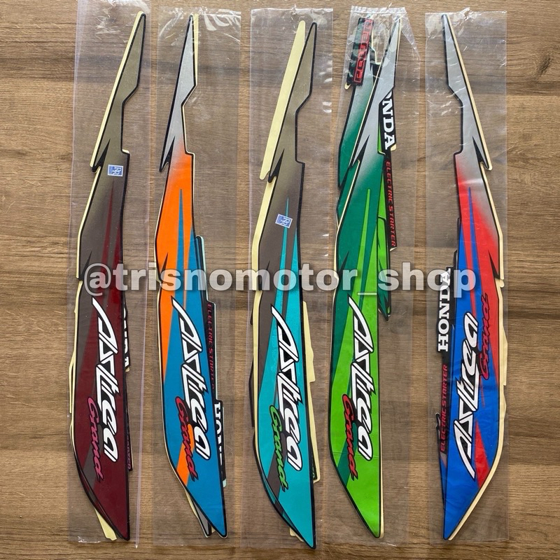 Striping Lis List Polet Stiker Sticker Body Motor Astrea Grand Sabit 1995 1996 Special Limited Editi