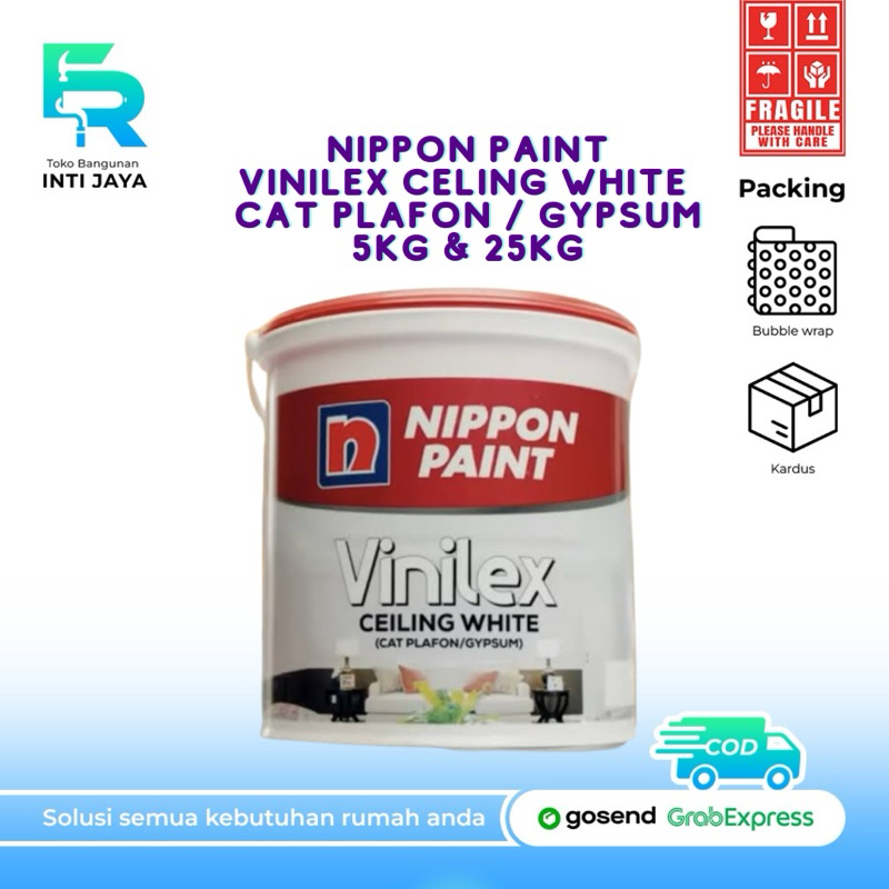 Cat Plafon / Gypsum Nippon Paint Vinilex Celing White