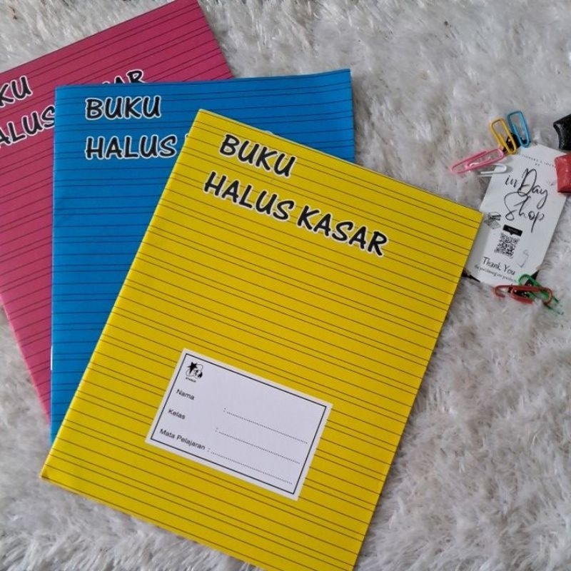 

(4pcs) Buku Halus Kasar Starus | INDAY SHOP