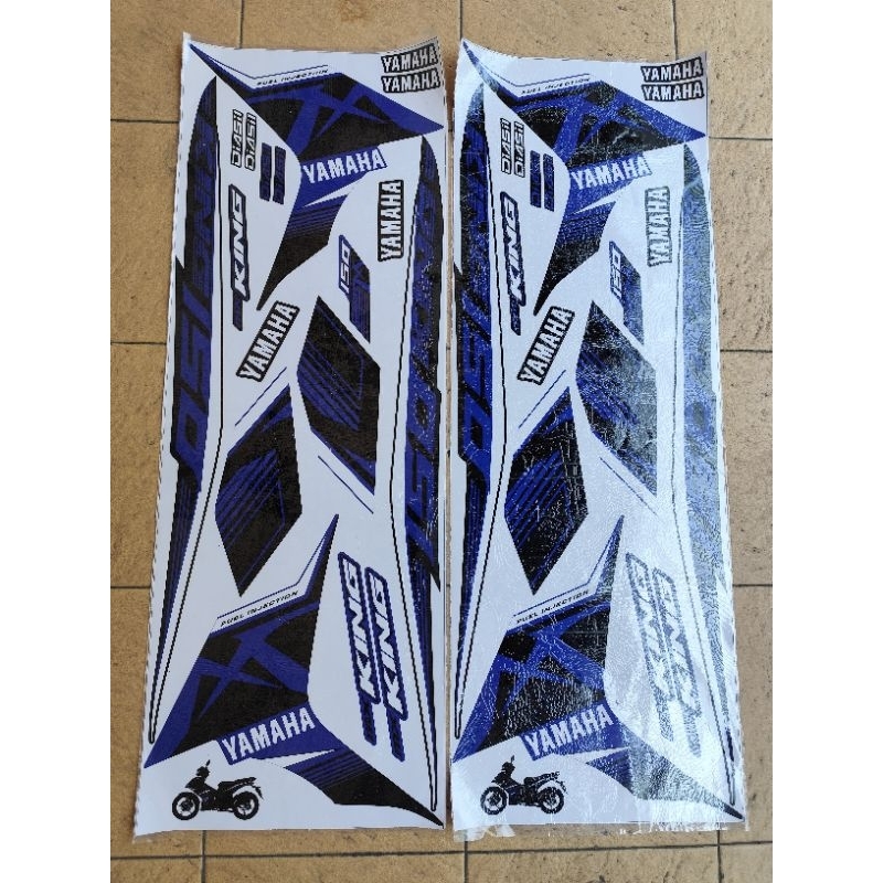 striping MX king 2017 biru