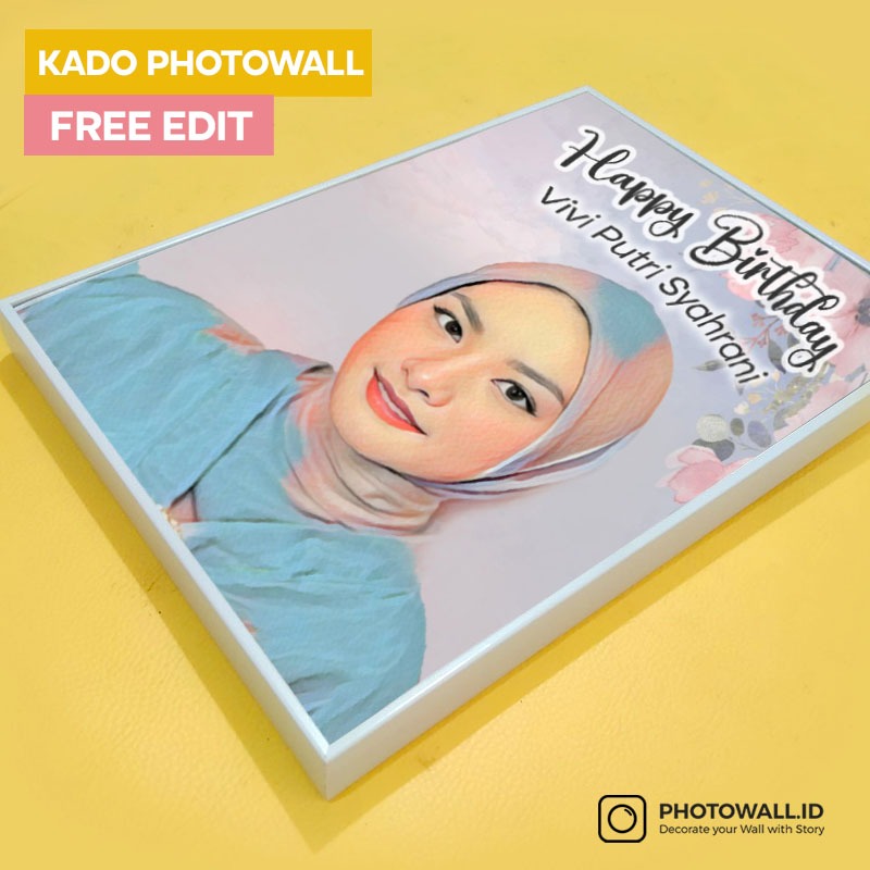 

Kado Hampers Cetak Foto Bingkai - Lukisan Digital Custom - Ilustrasi - Kado Pernikahan - Kado Wisuda - Kado Ulang Tahun