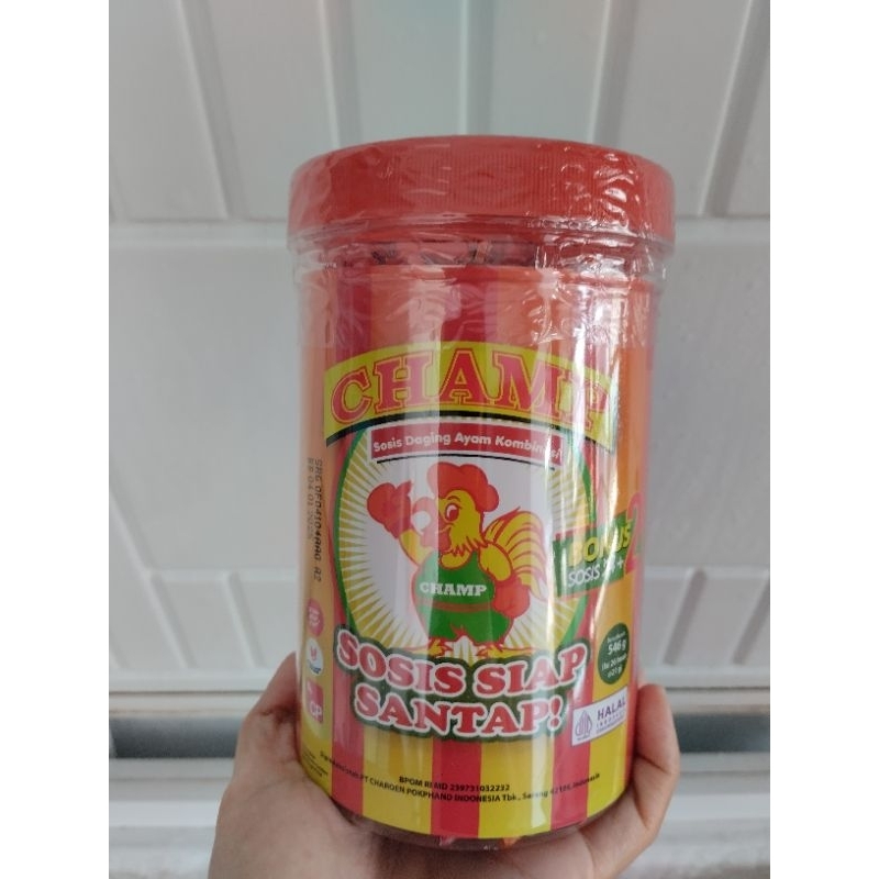 

Champ Sosis Ayam Siap Santap isi 26 pcs uk 546 gr