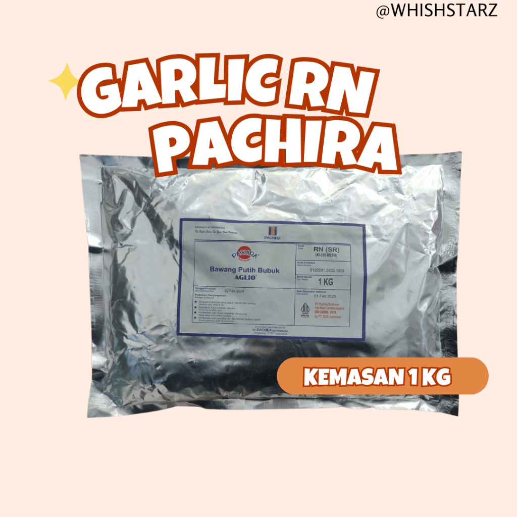 

Garlic RN 1 Kg Pachira (Bawang Putih Bubuk)