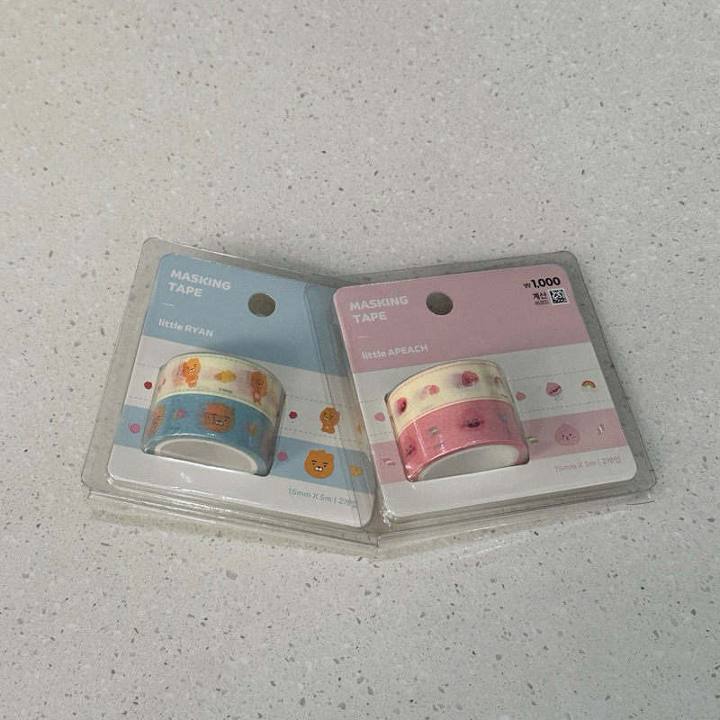 

Kakao Masking Tape Ryan and Apeach Korea