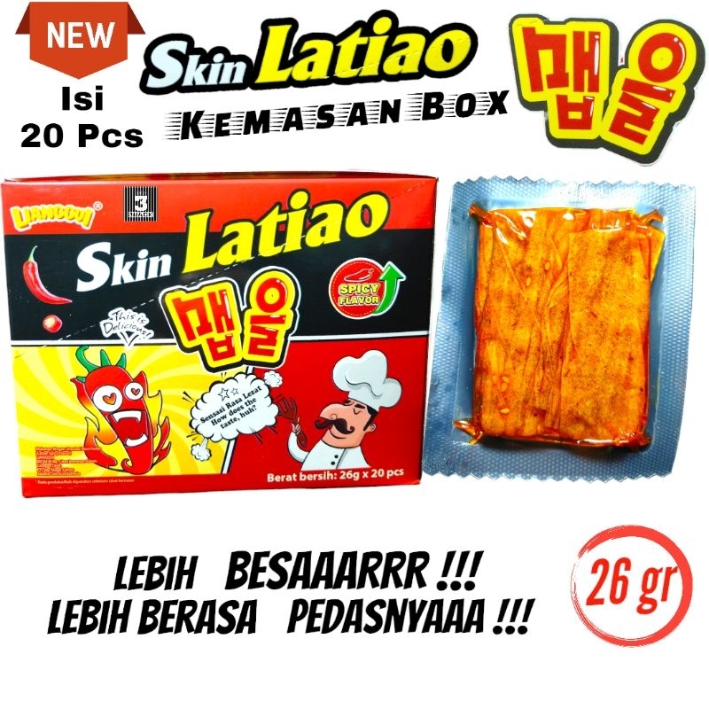 

[ BARU ] LATIAO FINGER LATIAO SKIN 1 BOX ISI -/+ 20 BUNGKUS 26 GRAM