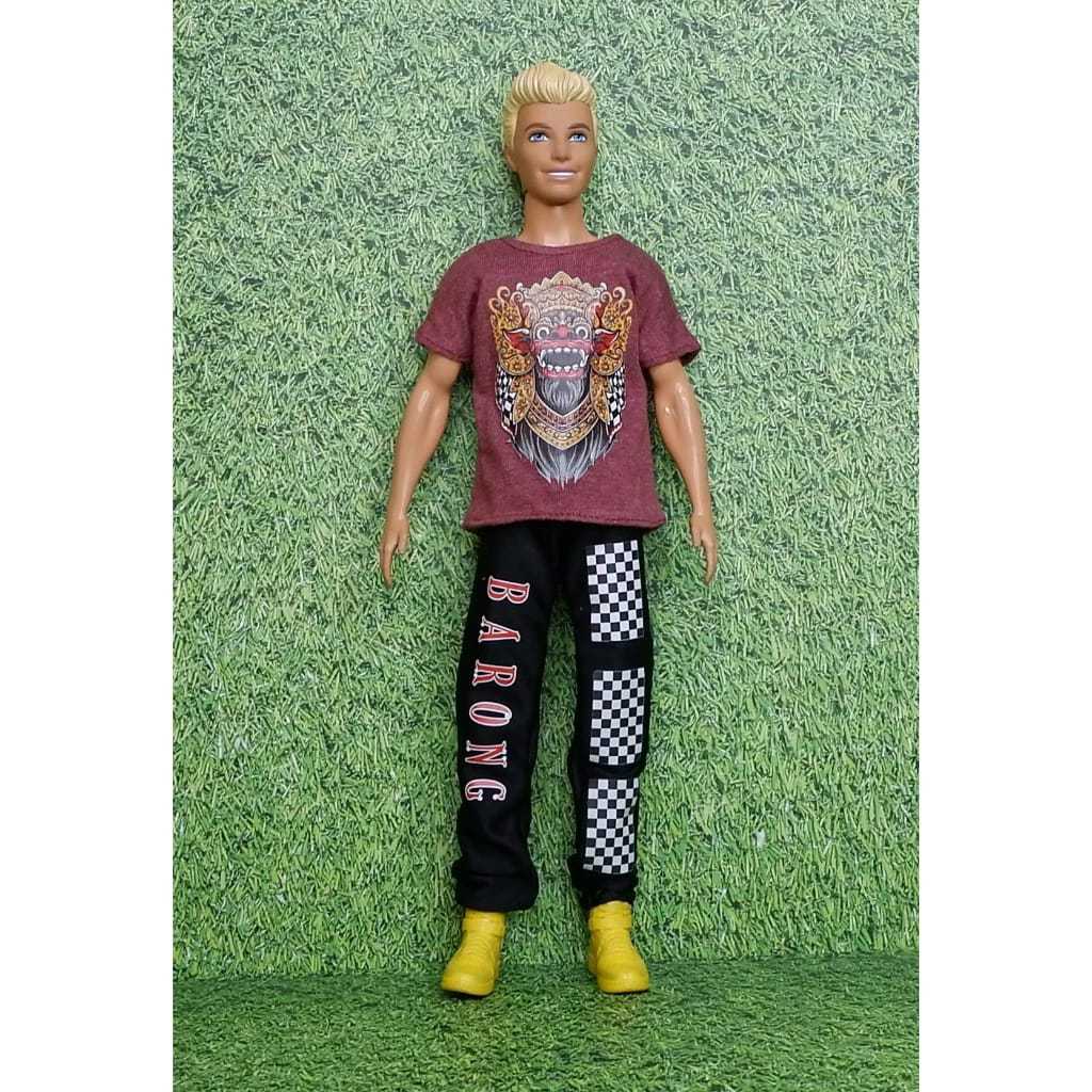 SETELAN BAJU BONEKA MOTIF BARONG