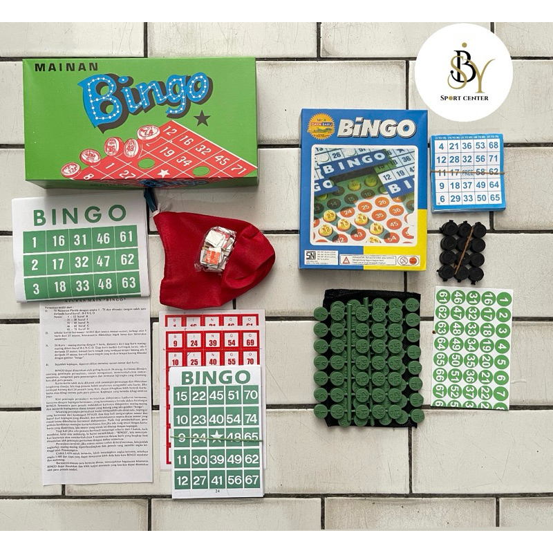 [LOKAL] BINGO Plastik / BINGO Kertas Mainan