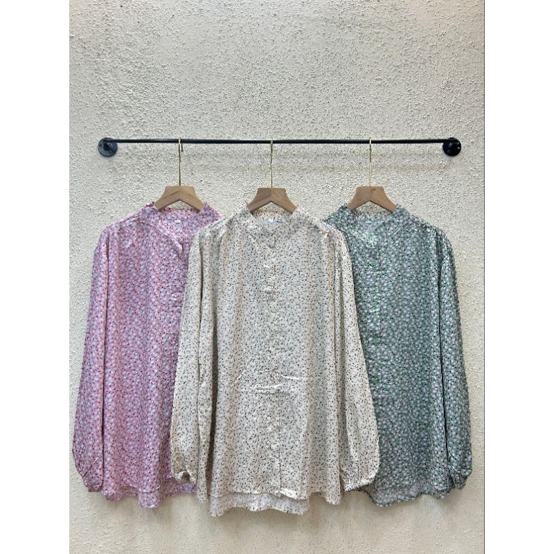 Blouse Dena Rayon Motif Bunga