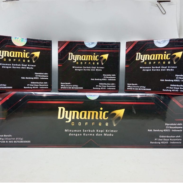 

1 SLOP ISI 3 BOX KOPI DYNAMIC / DYNAMIC COFFEE ORIGINAL BPOM