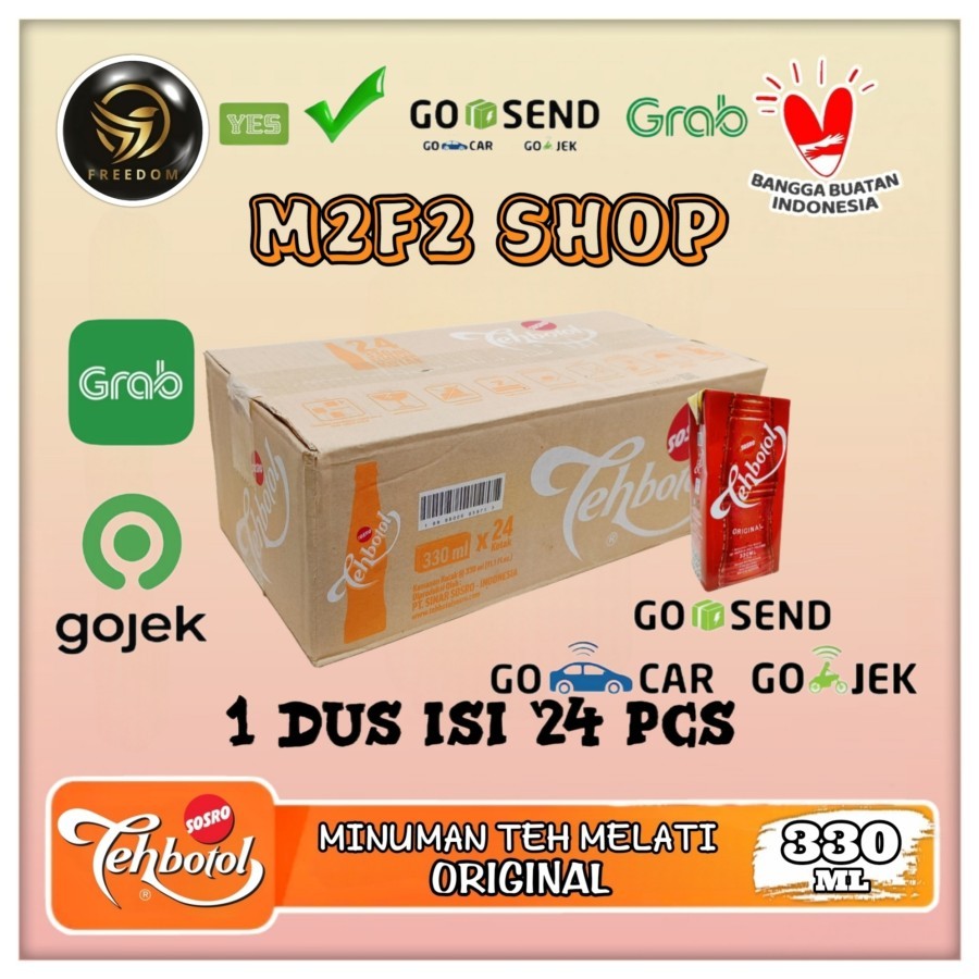 

Teh Botol Sosro Kotak Original - 330 ml Kemasan Karton (Khusus Bluebird/Gosend/Grab)