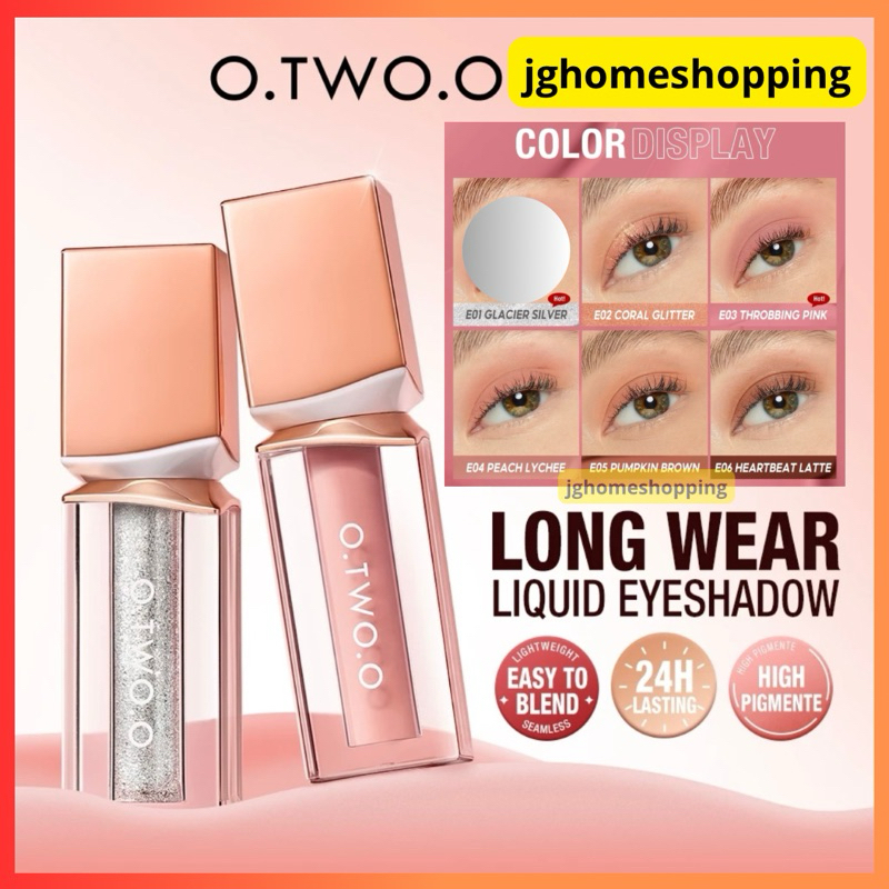 OTWOO Liquid Eyeshadow Matte Shine Velvety Smooth Touch Easy To Blend Lightweight Eye Makeup