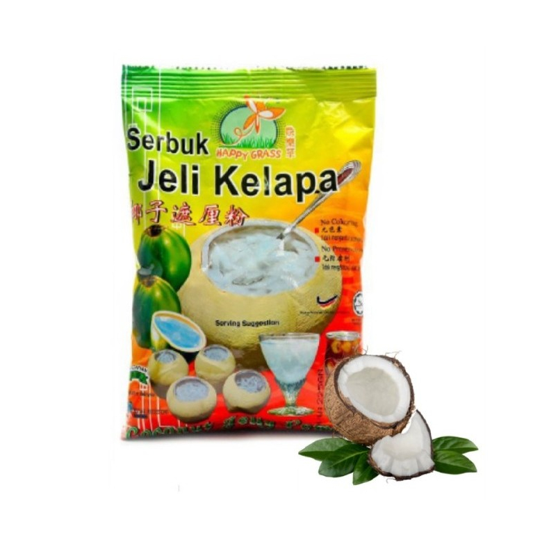 

SERBUK JELI KELAPA / COCONUT JELLY POWDER HAPPY GRASS