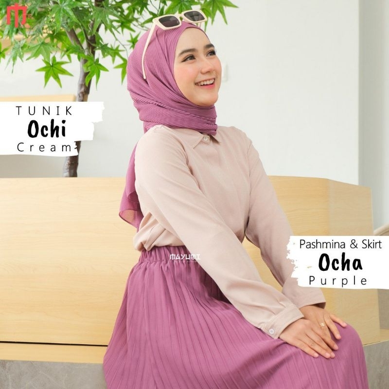 Pashmina Plisket Bahan Ceruty Baby Doll Panjang 120 x 75 Warna Pink Purple Army Sage  Kekinian  Prem