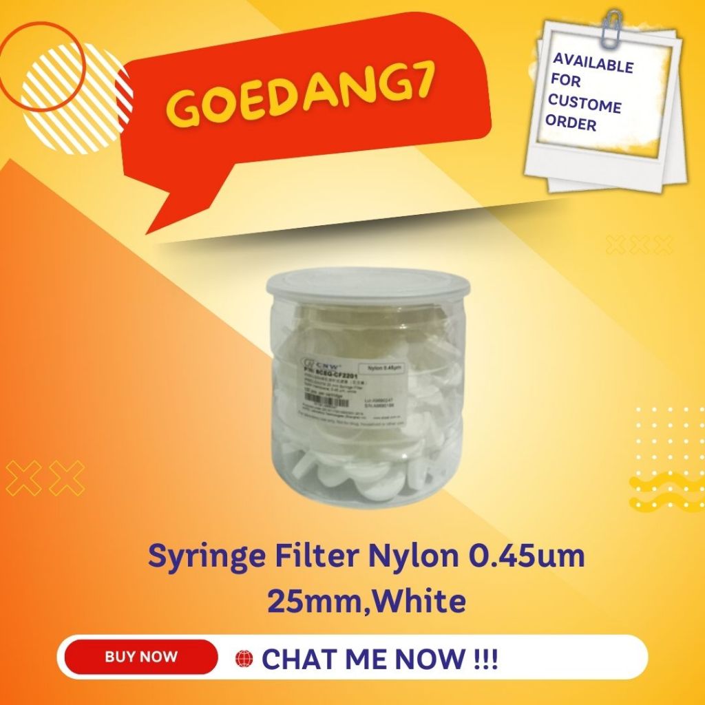 Syringe Filter Nylon 0.45um 25mm,White