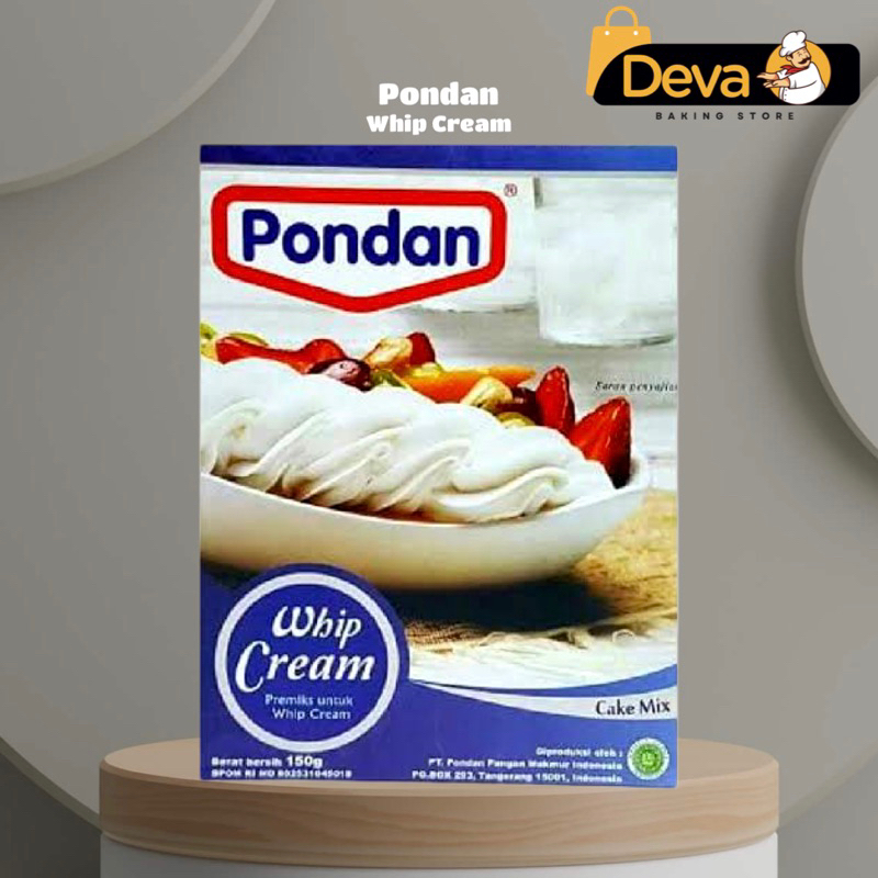 

Pondan Whip Cream Powder 150gr