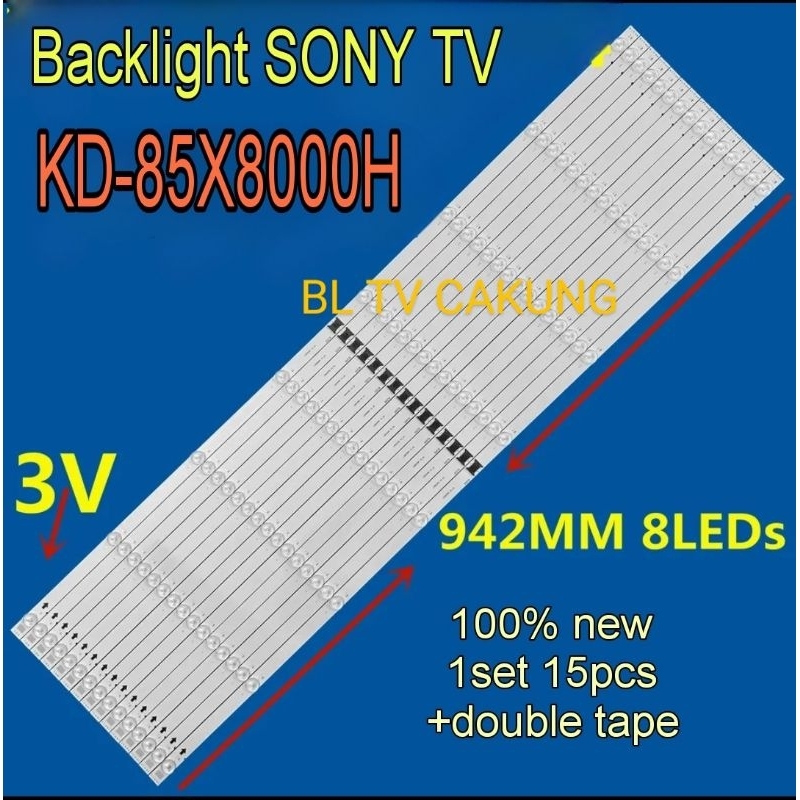 Lampu led backlight tv sony kd-85x8000H 85x8000h 85x800h