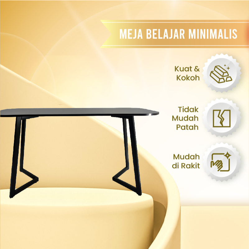FurnitureWorldHome -   Meja Belajar Minimalis Meja Kantor Meja Kerja Meja Computer Minimalis Portabl