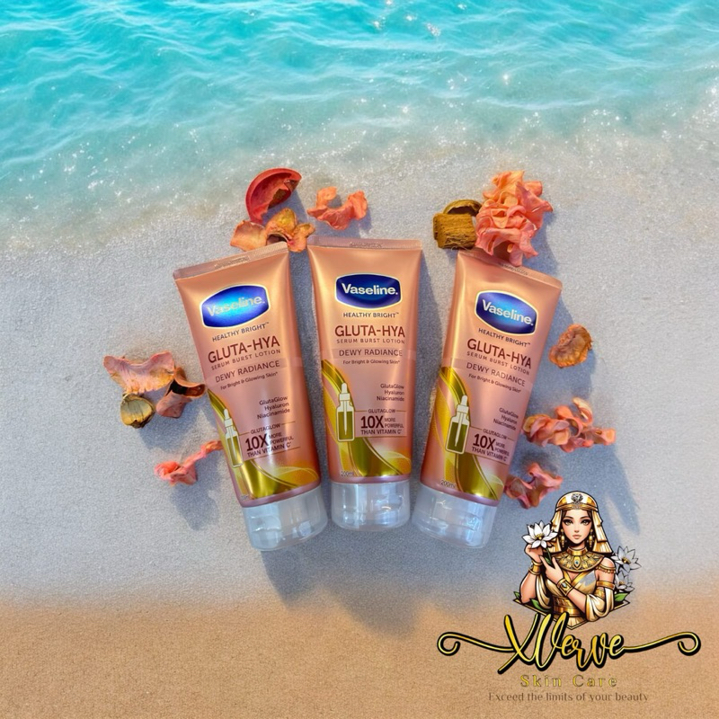 Vaseline bodylotion Dewy Radiance pink 200ml