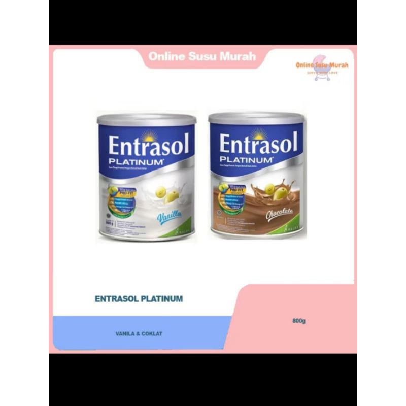 

Entrasol Platinum 800gr (kaleng penyok )