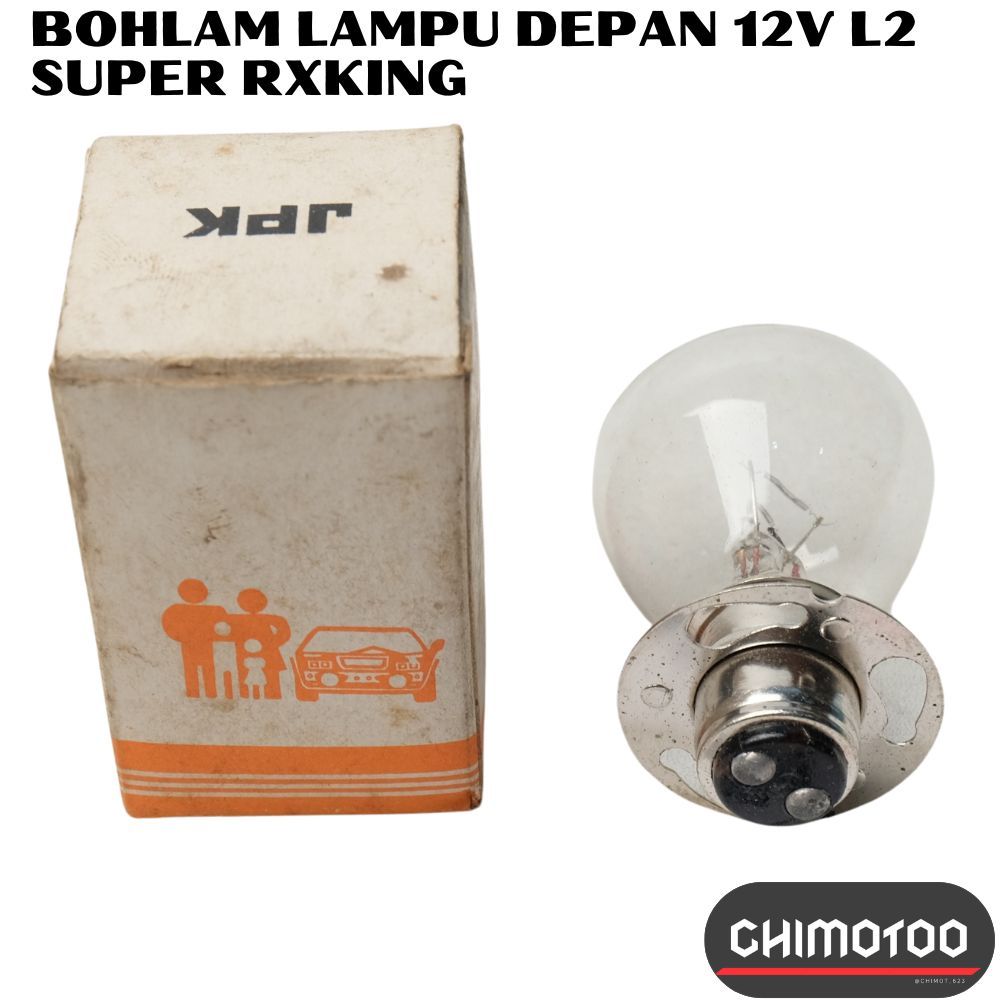 Bohlam Lampu Depan 12V Yamaha L2 Super RS100 RX King RX Special