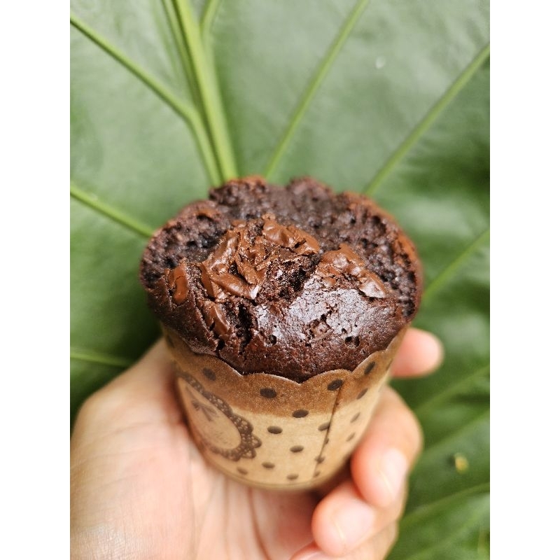 

GF Double Choco Muffins with 73% Organic Dark Couverture Chocolate | GF Cheese Muffin | Muffin