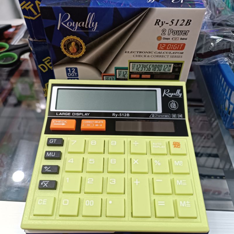 

Kalkulator Royally 2 power 12 Digit