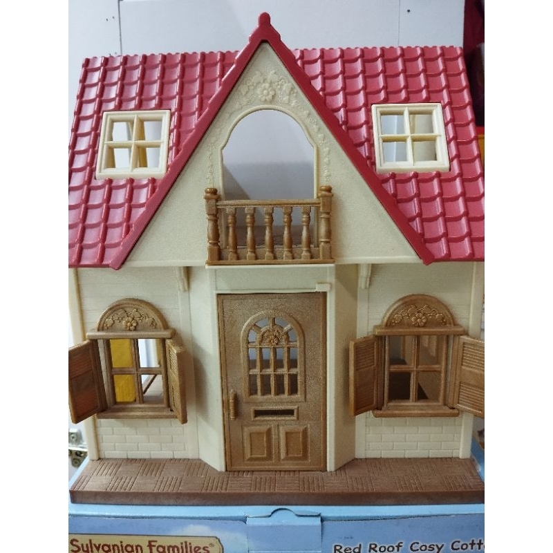 Sylvanian Families Rumah Red Roof Cosy Cottage Preloved