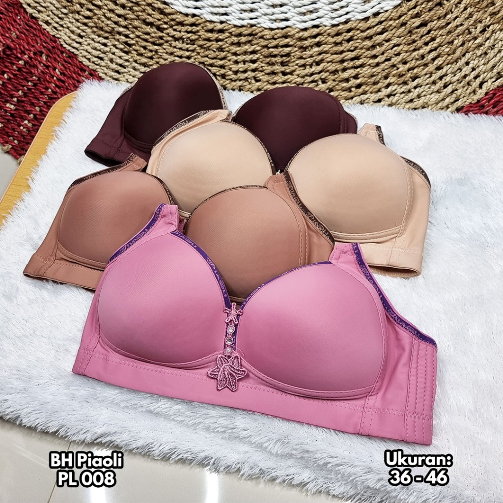 BH Wanita Piaoli PL 008 BRA Cup B Kait 3 BRA Wanita Piaoli Extra Comfort Size 36 38 40 42 44 46