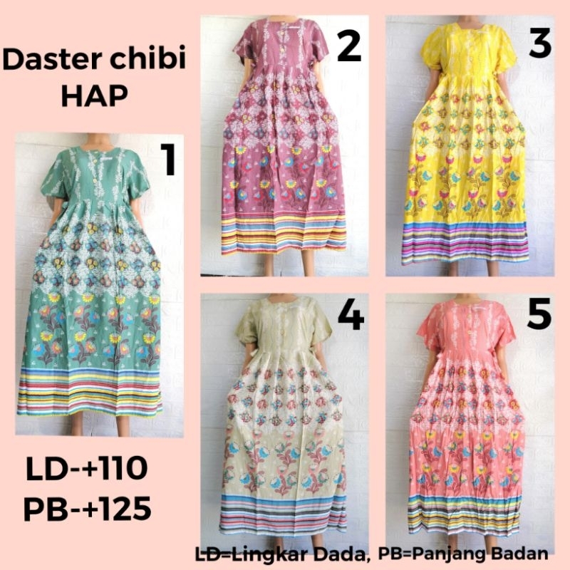 Daster Chibi Lengan HAP BUSUI Friendly BU TEJO CSMS + SLKB