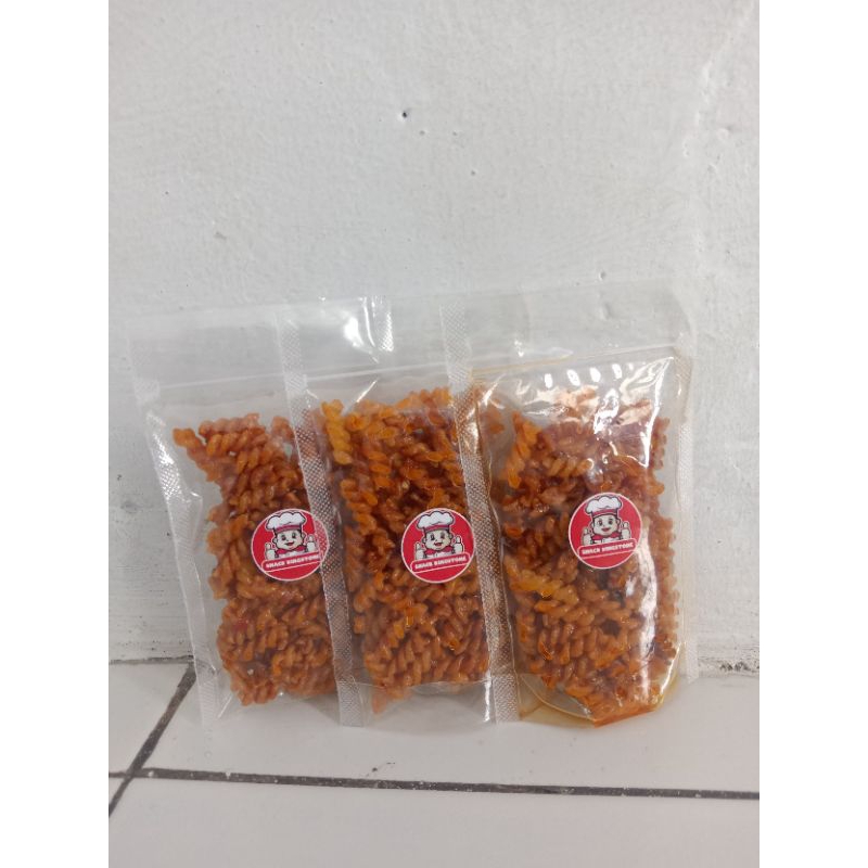 

makaroni spiral pedas manis