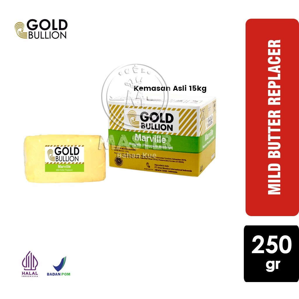 Gold Bullion Marville Margarin / Mild Butter Replacer [250 gr]