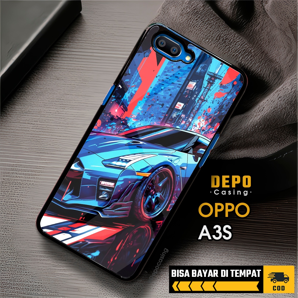 Case Oppo A3S Casing Oppo A3S Casing Depo Casing [CARS] Case Glossy Case Aesthetic Custom Case Anime