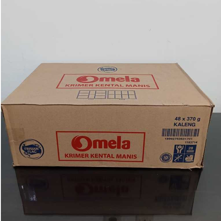 

Susu Omela Frisian Flag Krimer Kental Manis 370gr / Karton ( 370gr x 48 kaleng )