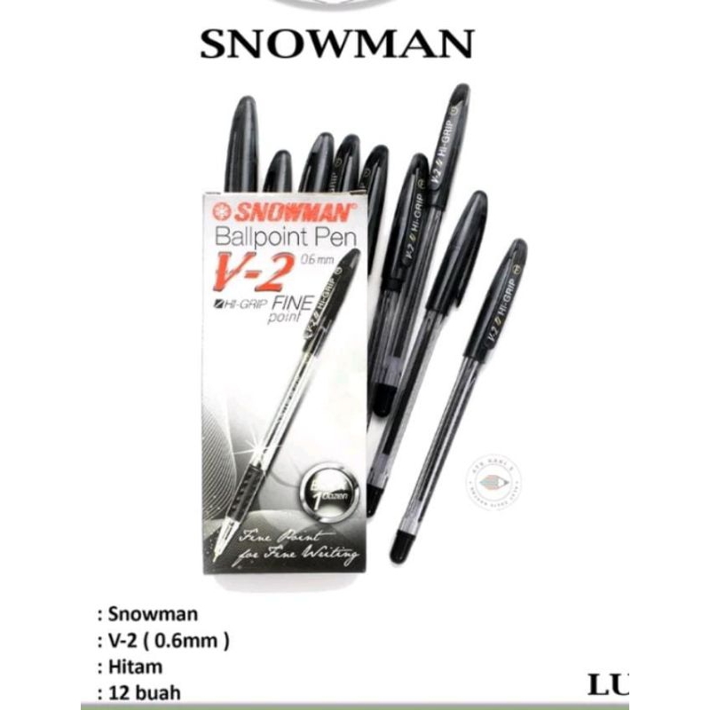 

Snowman Bulpoin Pen 0.7 mm Isi 12