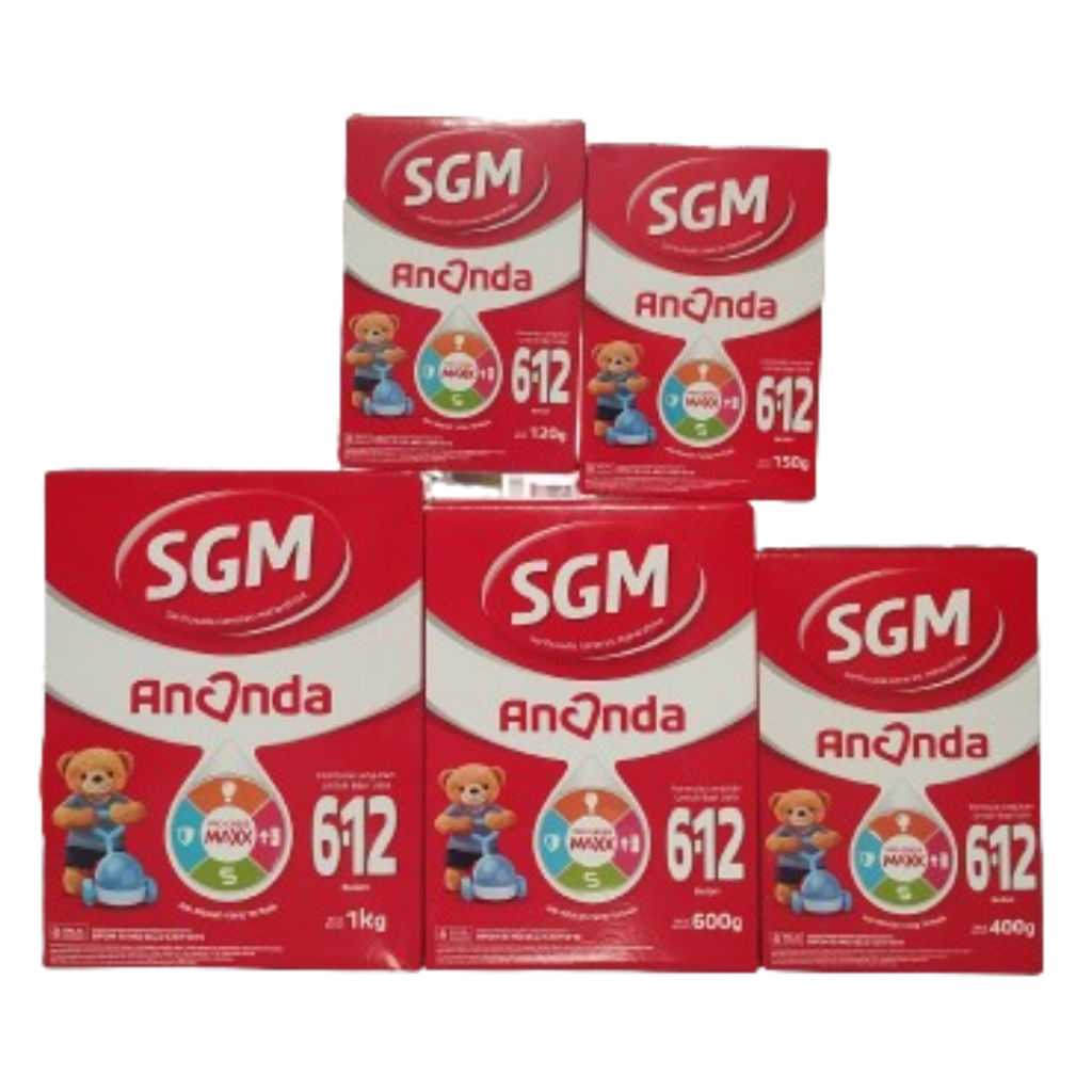 SGM Ananda 1 (6-12 Bulan) Formula Bayi Bubuk 150gr/400gr/600gr/1000gr Susu SGM Formula Bayi Murah