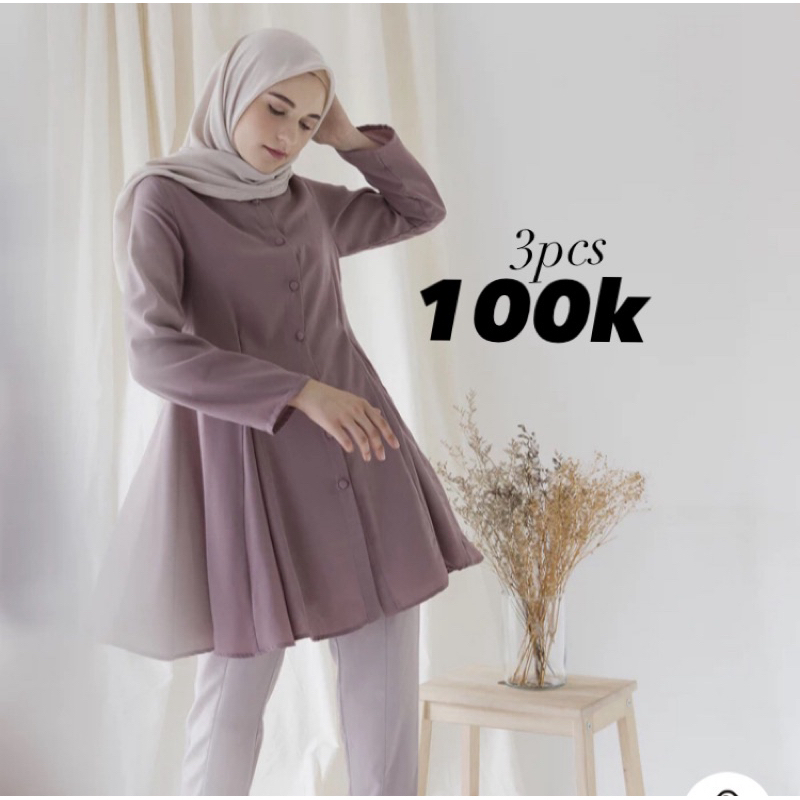 [Preloved] Kemeja/Blouse by Askalabel dan Meldev.co