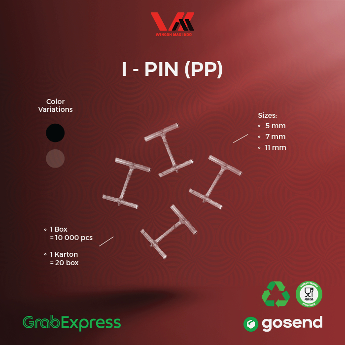 TAG IT -  I PIN PP Tebal 7 mm