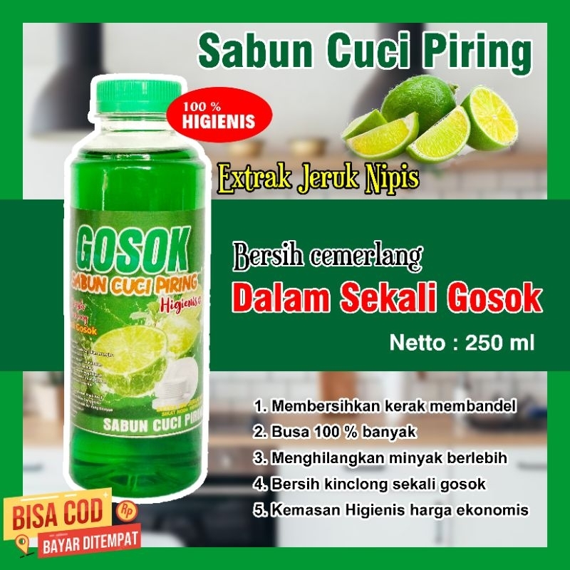 sabun cuci piring GOSOK 250ml