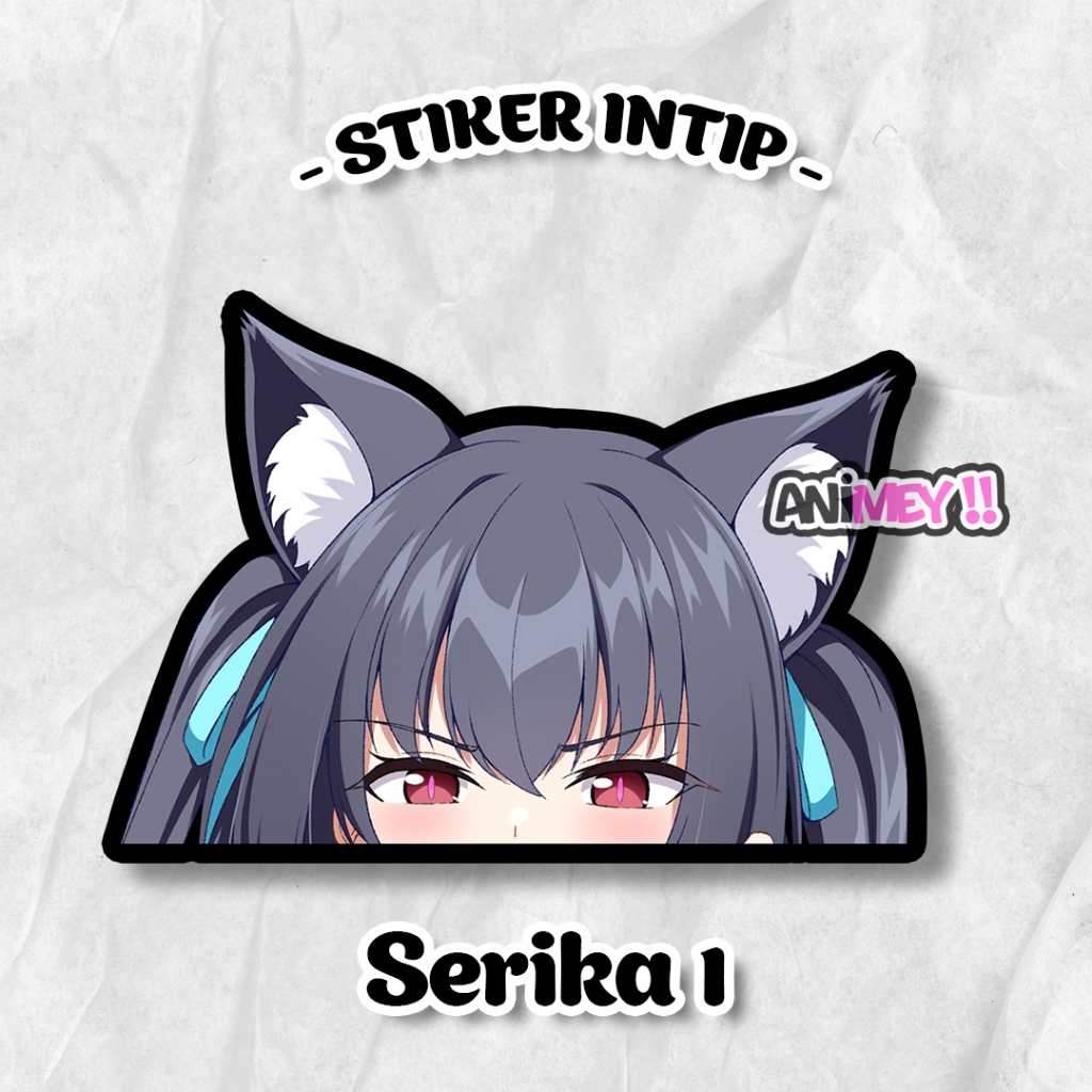 

Stiker Intip Serika Blue Archive / Sticker Anime Waterproof