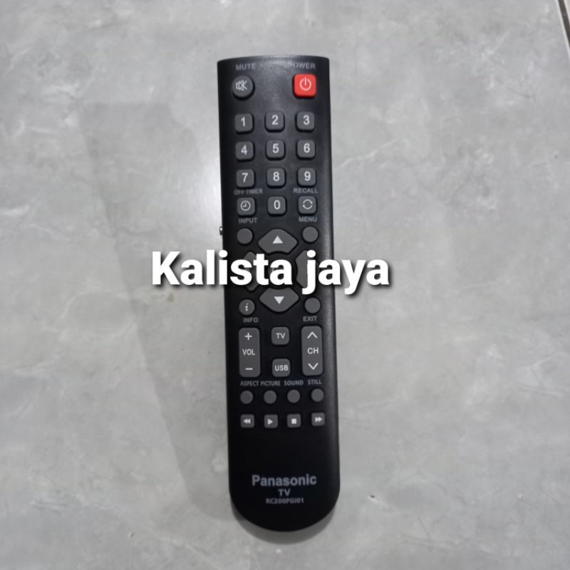 REMOTE REMOT TV PANASONIK LED LCD RC200PGI01 ORIGINAL