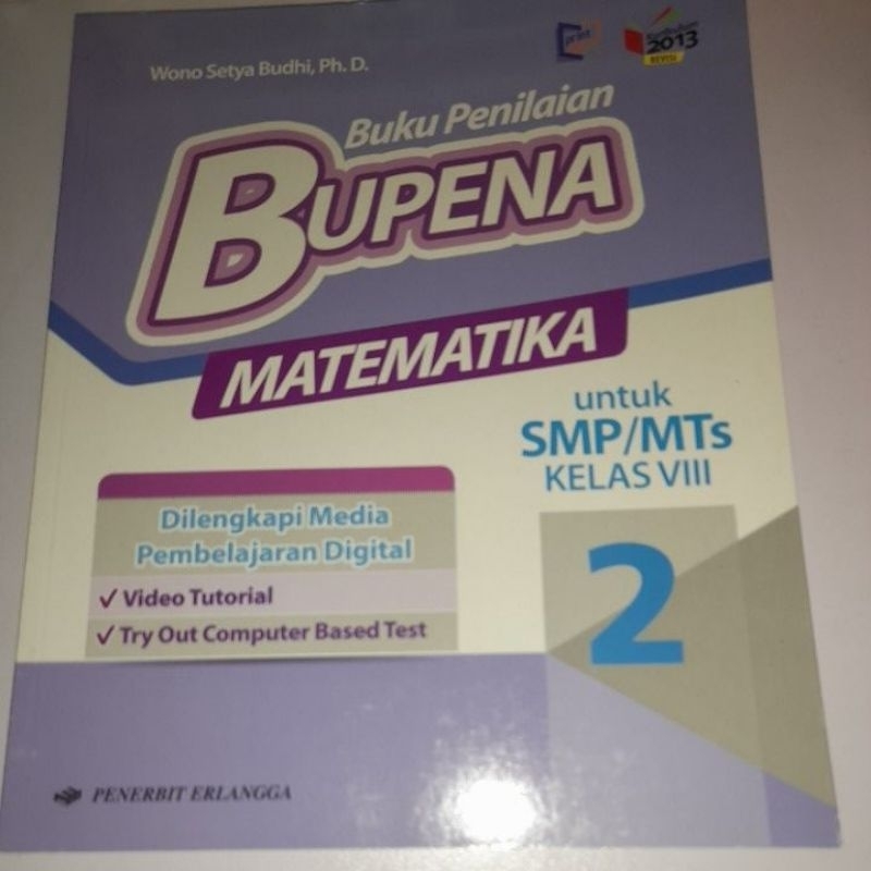 (NEW) Bupena matematika smp kelas 2 bupena erlangga