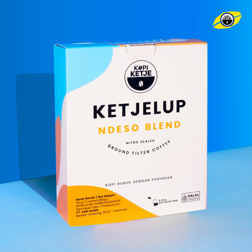 

KetjeLup Coffee Ndeso Blend Kopi Celup Arabika dan Robusta El's Coffee