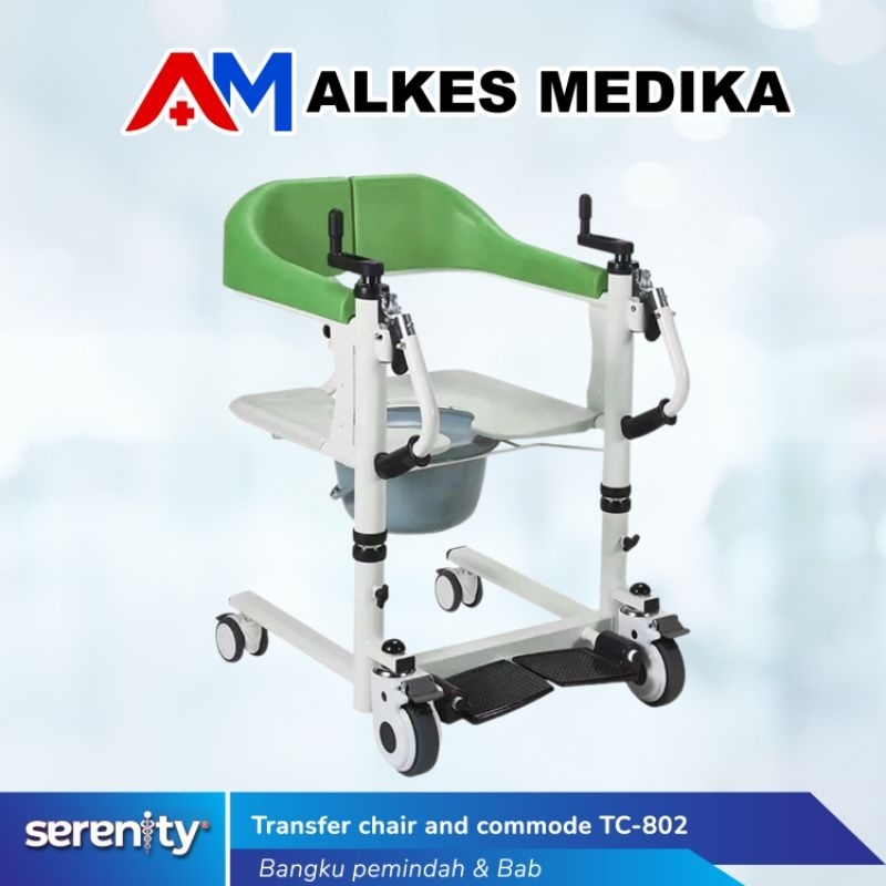 SERENITY Transfer Chair and Commode Model: TC-802